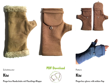 KIM fingerless gloves